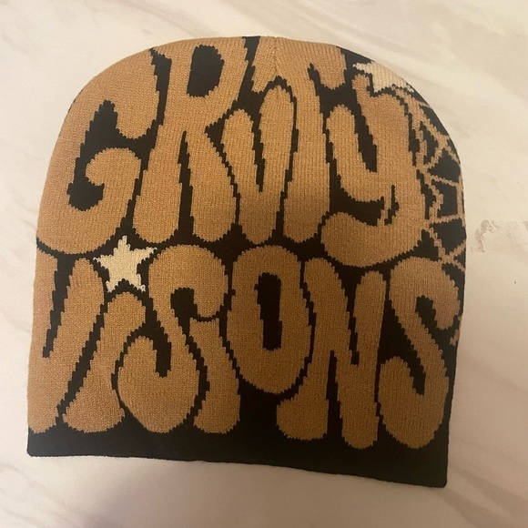 Other - Black and Light Brown Gravity Vision Beanie
